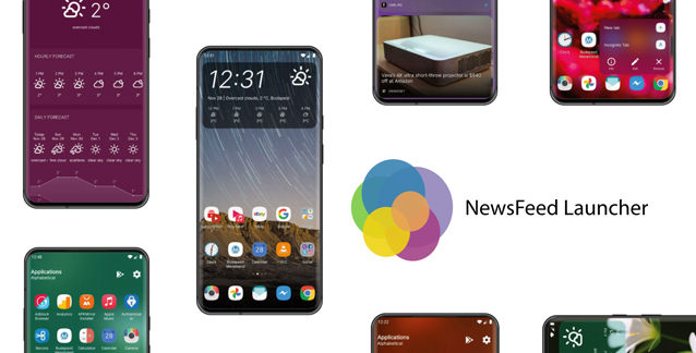 NewsFeed Launcher per Android