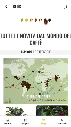 Caffè e torrefazioni d'Italia per iPhone e Android