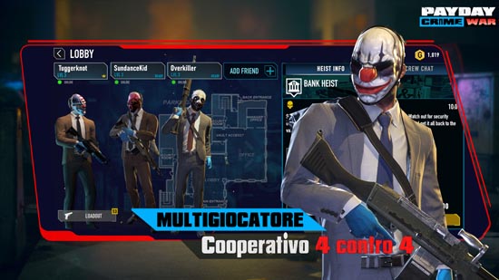 PAYDAY: Crime War per iPhone e Android
